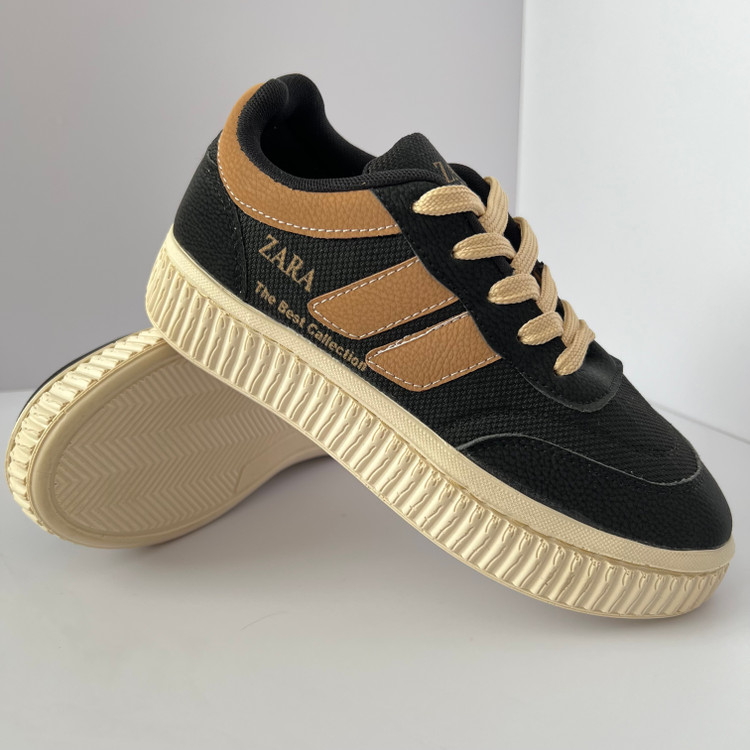 خرید ونس دخترانه رنگ مشکی/قهوه ای