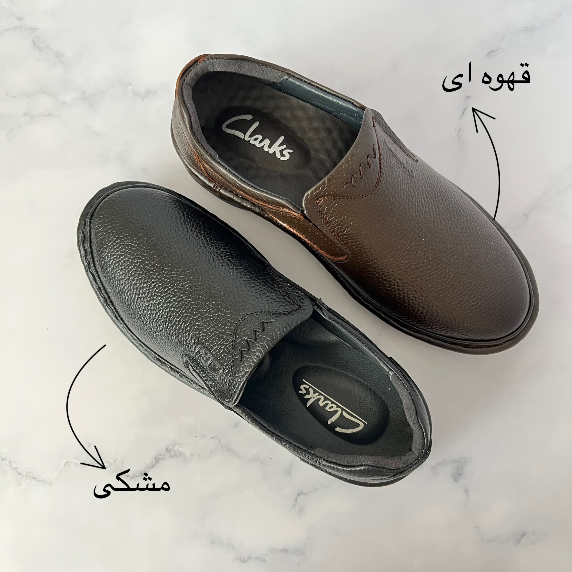 خرید کفش طبی چرم طبیعی مردانه